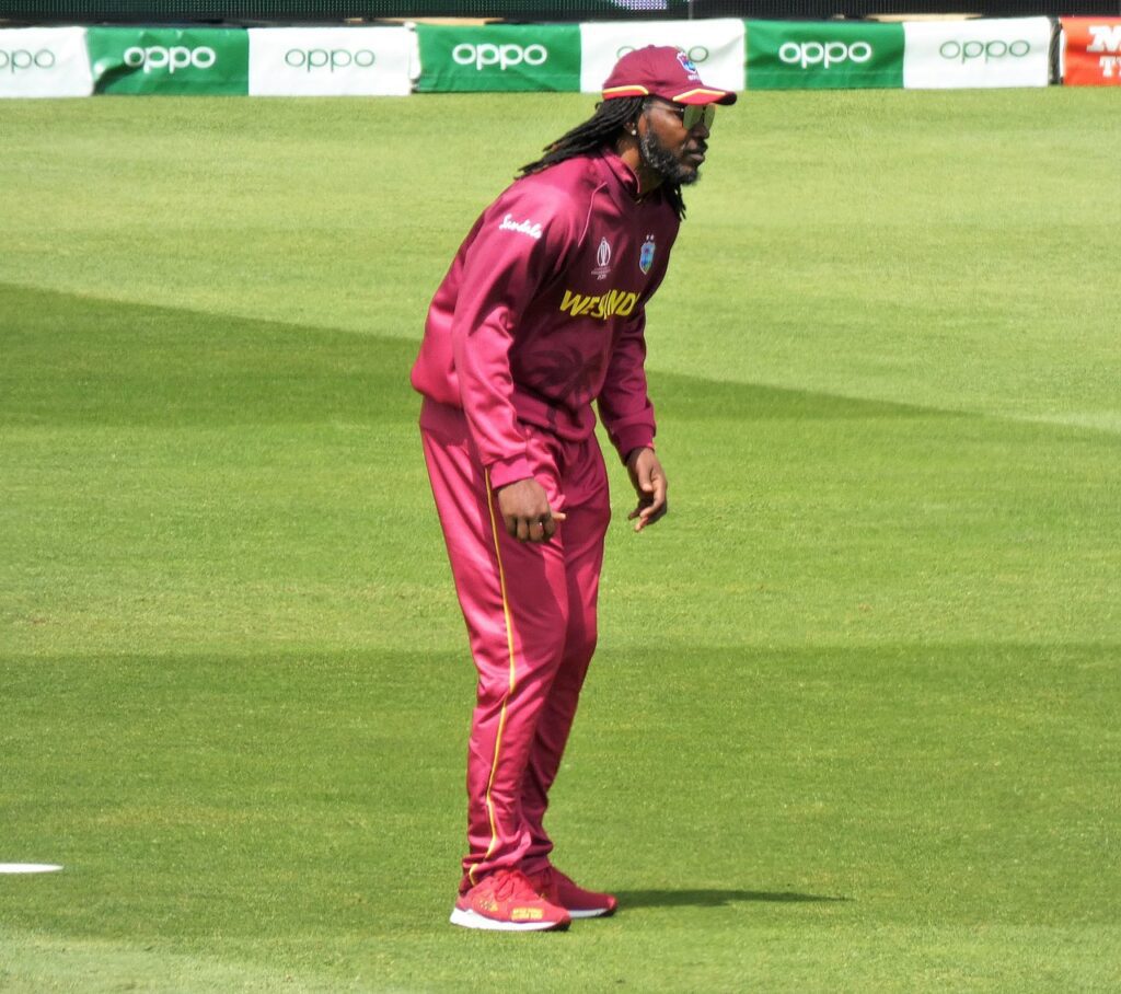 T20 World Cup Century Records: Chris Gayle during T20 World Cup match 